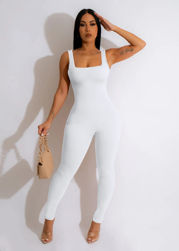 Women's Ribbed Jumpsuit