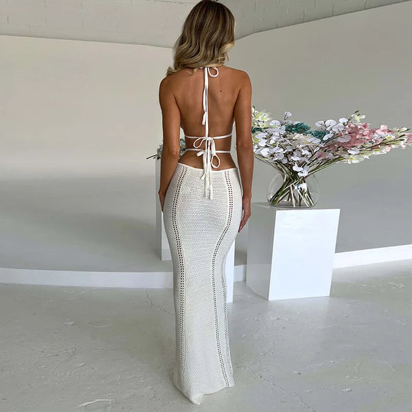 Sleeveless Backless Wrapped Sexy  Dress